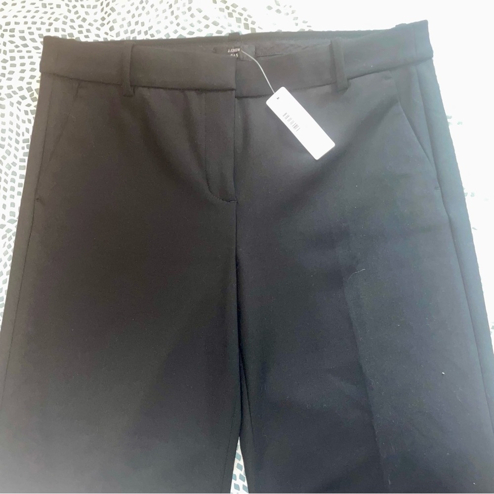 J. Crew Classic Black Trousers NWT